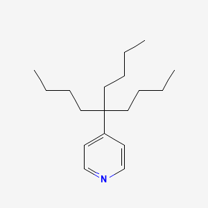 4-(5-Butylnonan-5-yl)pyridine