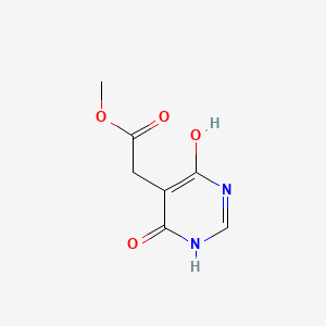 molecular formula C7H8N2O4 B595391 Methyl 2-(4,6-dihydroxypyrimidin-5-yl)acetate CAS No. 171096-32-5