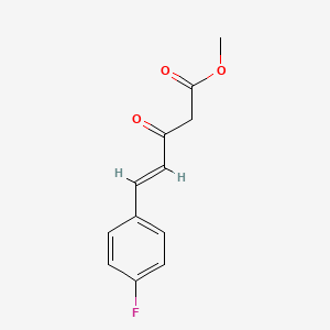 Methyl 5-(4-fluorophenyl)-3-oxopent-4-enoate