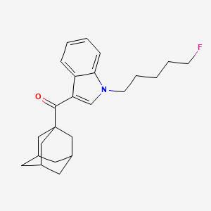 molecular formula C24H30FNO B595423 adamantan-1-yl(1-(5-fluoropentyl)-1H-indol-3-yl)methanone CAS No. 1364933-62-9
