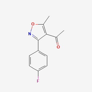1-(3-(4-Fluorophenyl)-5-methylisoxazol-4-YL)ethanone