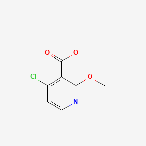 molecular formula C8H8ClNO3 B595429 Methyl 4-chloro-2-methoxynicotinate CAS No. 1256826-55-7