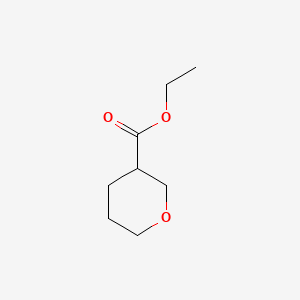 molecular formula C8H14O3 B595431 Ethyl tetrahydro-2H-pyran-3-carboxylate CAS No. 118870-83-0