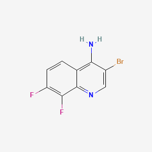 3-Bromo-7,8-difluoroquinolin-4-amine