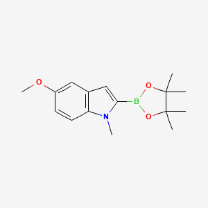 5-Methoxy-1-methyl-2-(4,4,5,5-tetramethyl-1,3,2-dioxaborolan-2-YL)-1H-indole