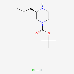 (R)-tert-Butyl 3-propylpiperazine-1-carboxylate hydrochloride