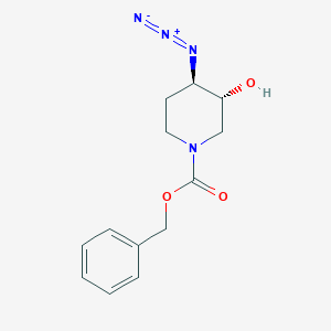 n-Carbobenzoxy-trans-3-hydroxy-4-azidopiperidine
