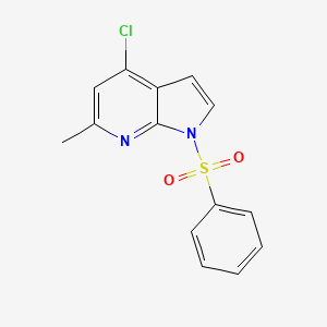 1-(Phenylsulfonyl)-4-chloro-6-methyl-7-azaindole