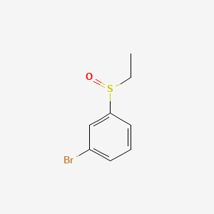 molecular formula C8H9BrOS B595460 1-Bromo-3-(ethanesulfinyl)benzene CAS No. 153435-86-0