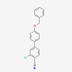 4-[4-(Benzyloxy)phenyl]-2-chlorobenzonitrile