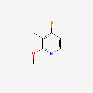 molecular formula C7H8BrNO B595485 4-Bromo-2-methoxy-3-methylpyridine CAS No. 112197-12-3