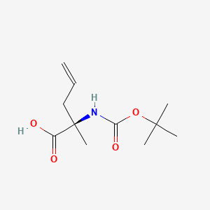 (R)-2-((tert-Butoxycarbonyl)amino)-2-methylpent-4-enoic acid