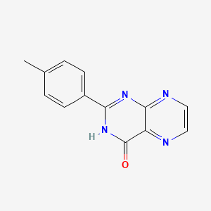 molecular formula C13H10N4O B595533 2-(4-Methylphenyl)-4(1H)-pteridinone CAS No. 155513-87-4
