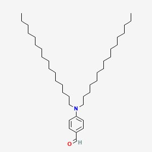 molecular formula C39H71NO B595536 4-(Dihexadecylamino)benzaldehyde CAS No. 131814-01-2