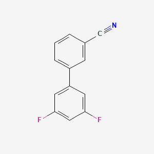 molecular formula C13H7F2N B595537 3-(3,5-Difluorophenyl)benzonitrile CAS No. 1266996-50-2