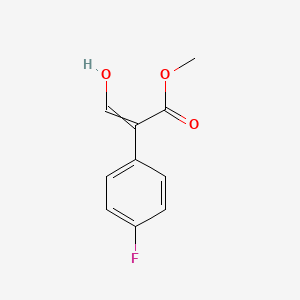 Methyl 2-(4-fluorophenyl)-3-hydroxyprop-2-enoate
