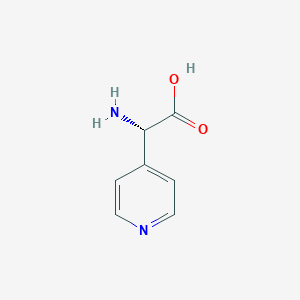 molecular formula C7H8N2O2 B059557 (S)-Amino-pyridin-4-YL-acetic acid CAS No. 1228559-23-6