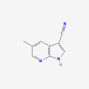 5-methyl-1H-pyrrolo[2,3-b]pyridine-3-carbonitrile