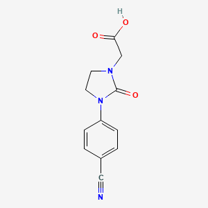 2-(3-(4-Cyanophenyl)-2-oxoimidazolidin-1-yl)acetic acid