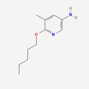 5-Methyl-6-(pentyloxy)pyridin-3-amine