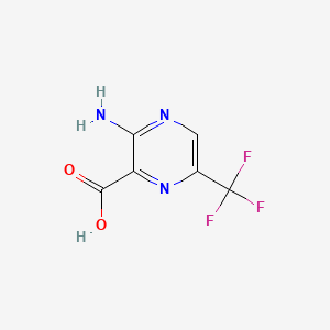 3-Amino-6-(trifluoromethyl)pyrazine-2-carboxylic acid
