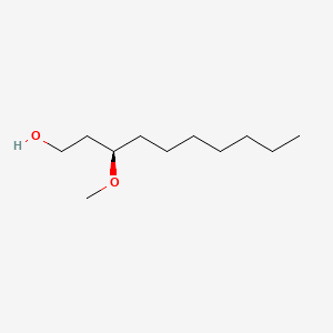 molecular formula C11H24O2 B595612 (3R)-3-Methoxydecan-1-OL CAS No. 185954-75-0