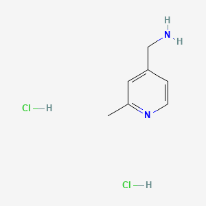 molecular formula C7H12Cl2N2 B595621 (2-Methylpyridin-4-yl)methanamine dihydrochloride CAS No. 1357353-58-2