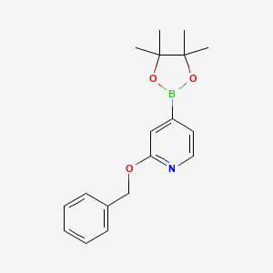 2-(Benzyloxy)-4-(4,4,5,5-tetramethyl-1,3,2-dioxaborolan-2-YL)pyridine