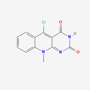 5-chloro-10-methylpyrimido[4,5-b]quinoline-2,4(3H,10H)-dione