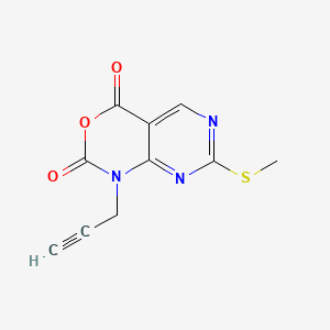 7-(Methylthio)-1-(prop-2-ynyl)-1H-pyrimido[4,5-D][1,3]oxazine-2,4-dione