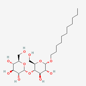 molecular formula C23H44O11 B595667 Undecyl a-D-maltopyranoside CAS No. 168037-13-6