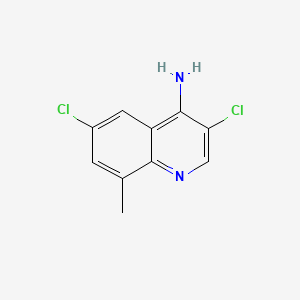 3,6-Dichloro-8-methylquinolin-4-amine