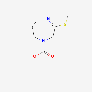 Tert-butyl 3-methylsulfanyl-2,5,6,7-tetrahydro-1,4-diazepine-1-carboxylate