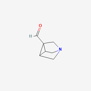 4-Azatricyclo[2.2.1.0~2,6~]heptane-1-carbaldehyde
