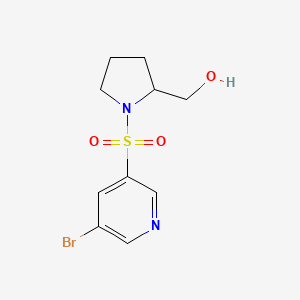 (1-(5-Bromopyridin-3-ylsulfonyl)pyrrolidin-2-yl)methanol