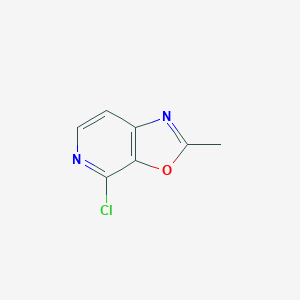molecular formula C7H5ClN2O B059569 4-Chloro-2-methyloxazolo[5,4-c]pyridine CAS No. 1354831-15-4