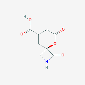 5-Oxa-2-azaspiro[3.5]nonane-8-carboxylic acid, 1,6-dioxo-, (4R,8S)-rel-