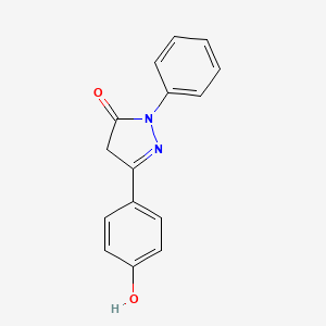 3-(4-Hydroxyphenyl)-1-phenyl-1H-pyrazol-5(4H)-one