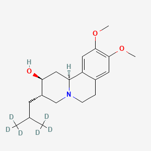 (2S,3S,11Bs)-9,10-dimethoxy-3-[3,3,3-trideuterio-2-(trideuteriomethyl)propyl]-2,3,4,6,7,11b-hexahydro-1H-benzo[a]quinolizin-2-ol