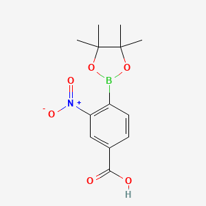 3-Nitro-4-(4,4,5,5-tetramethyl-1,3,2-dioxaborolan-2-yl)benzoic acid
