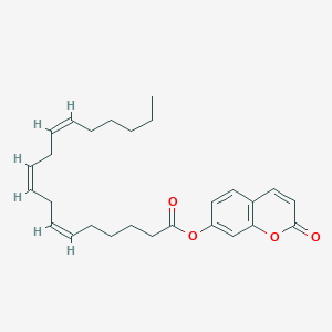 molecular formula C27H34O4 B595725 7-Hydroxycoumarinyl-gamma-linolenate CAS No. 161180-12-7