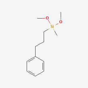 molecular formula C12H20O2Si B595748 3-PHENYLPROPYLMETHYLDIMETHOXYSILANE CAS No. 1233513-31-9