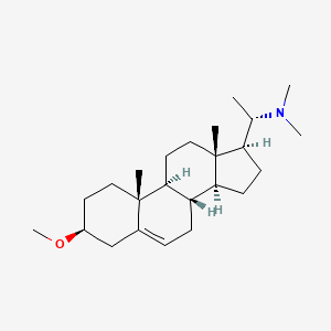 molecular formula C24H41NO B595753 Pachyaximine A CAS No. 128255-08-3