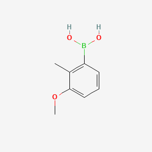 molecular formula C8H11BO3 B595765 (3-Methoxy-2-methylphenyl)boronic acid CAS No. 1313617-76-3