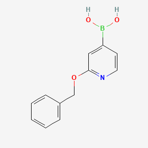 molecular formula C12H12BNO3 B595779 2-(Benzyloxy)pyridine-4-boronic acid CAS No. 1256355-62-0