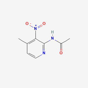 molecular formula C8H9N3O3 B595790 N-(4-Methyl-3-nitropyridin-2-yl)acetamide CAS No. 150991-79-0
