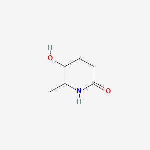 5-Hydroxy-6-methylpiperidin-2-one