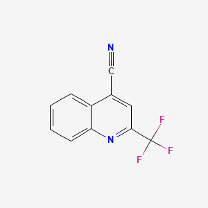 2-(Trifluoromethyl)quinoline-4-carbonitrile