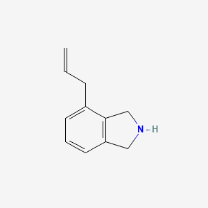 molecular formula C11H13N B595812 4-Allylisoindoline CAS No. 1258945-52-6
