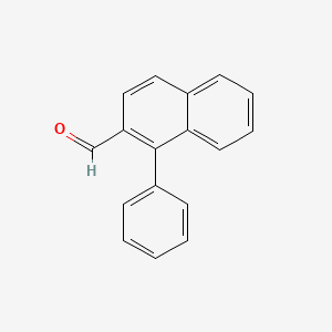 molecular formula C17H12O B595814 1-Phenylnaphthalene-2-carbaldehyde CAS No. 125454-79-7